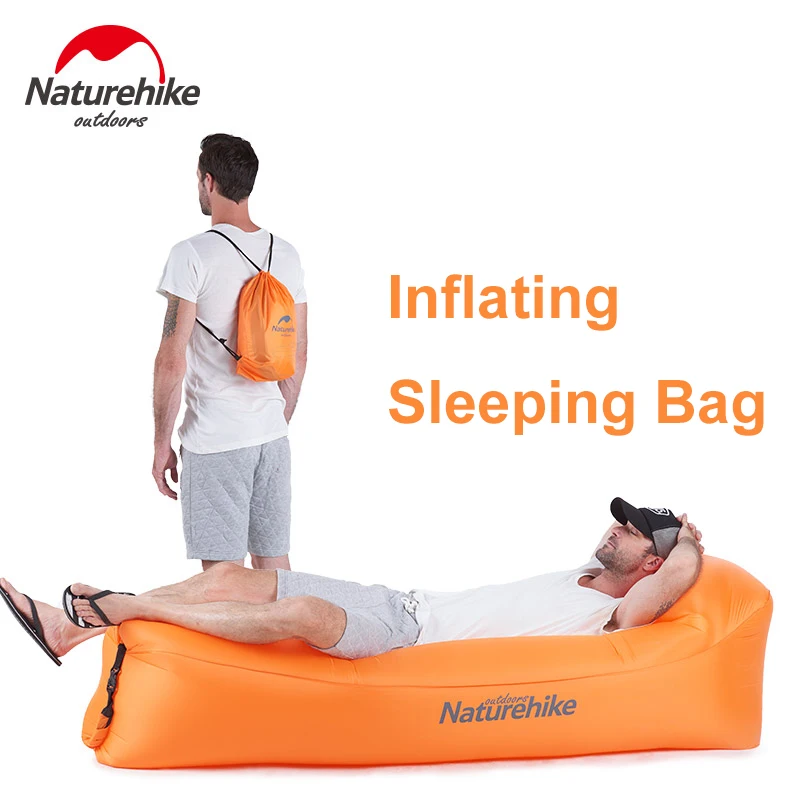 Inflatable Air Lounger Sofa - Portable Outdoor Hammock For Beach, Camping & Picnics With Carry Bag