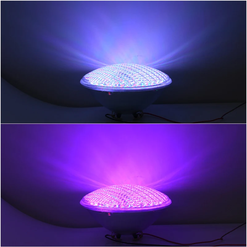 Luces subacuáticas 18 W 24 W LED RGB PAR56 Piscina LED luz 12 V color Multicolor fuente Piscina blanco cálido blanco frío Luces subacuáticas 18 W 24 W LED RGB PAR56 Piscina LED luz 12 V color Multicolor fuente Piscina blanco cálido blanco frío