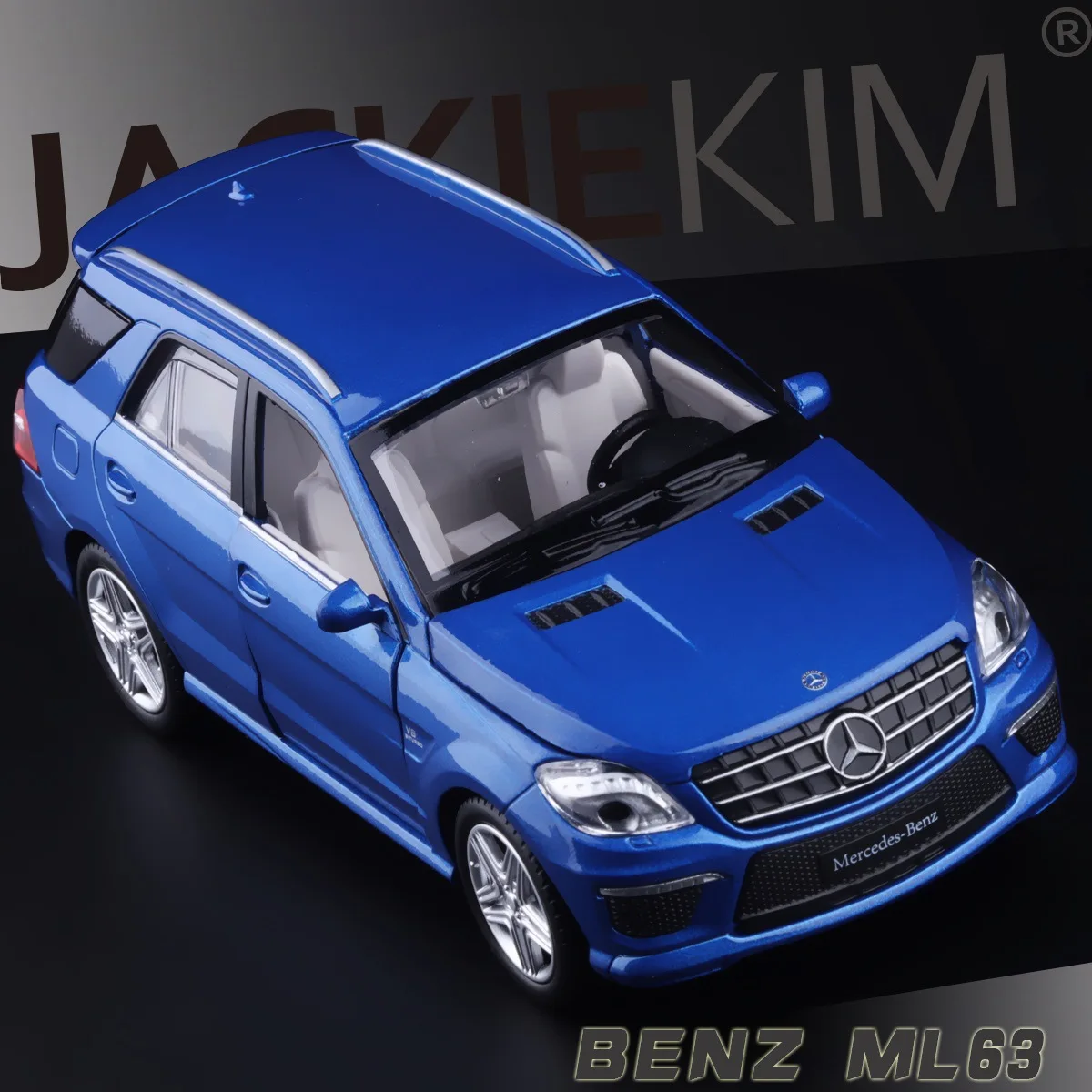 Free Shipping licensed 1 32 Benz ML63 four open door warrior alloy models of children s