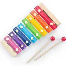 Деревянные музыкальные игрушки для детей ксилофон музыкальные ударные инструменты для детей ручной стук пианино развивающий подарок для детей