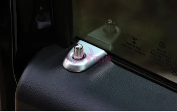 

Accessories For Mercedes-Benz Vito W447 Viano Valente Metris 2014-2017 Door Lock Pin Molding Cover Kit Trim Chrome