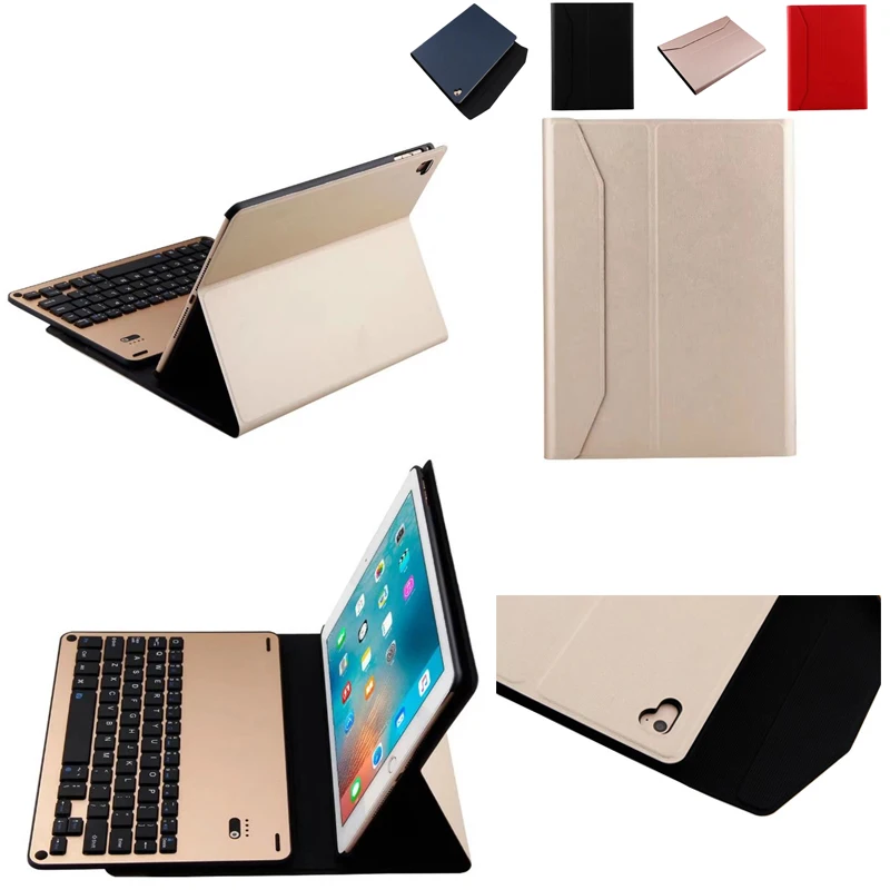 

Bluetooth Wireless Keyboard Ultra Slim Smart Shell Stand Cover for Apple new ipad 2017 2018 A1822 A1823 A1893 PU Leather Case