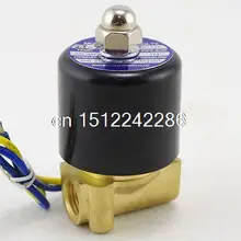 Метан газ Топливо Пропан 2 способа NC Соленоидный клапан 1/" BSPP соединение 220VAC