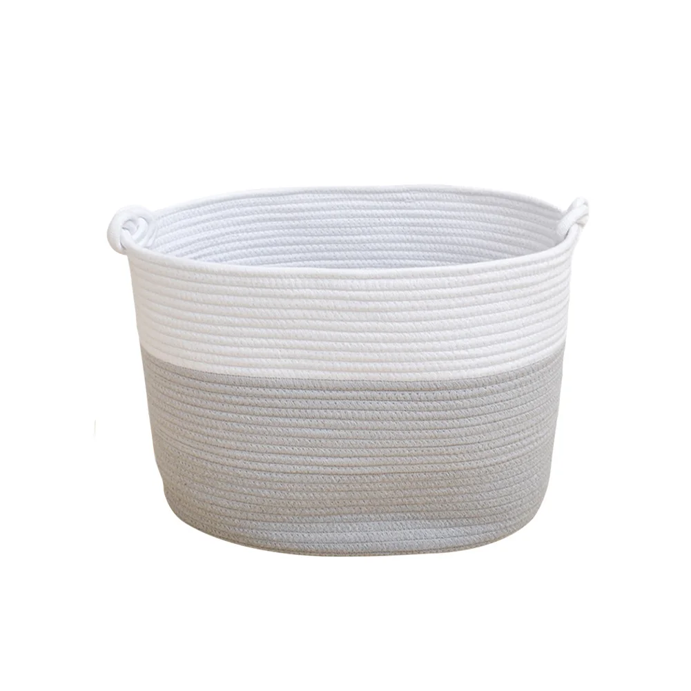 صديقة للبيئة ألوان متنوعة تخزين اللعب دلاء الزخرفية سلال الغسيل القطن حبل المنزل الكتب صديقة للبيئة ألوان متنوعة تخزين اللعب دلاء الزخرفية سلال الغسيل القطن حبل المنزل الكتب