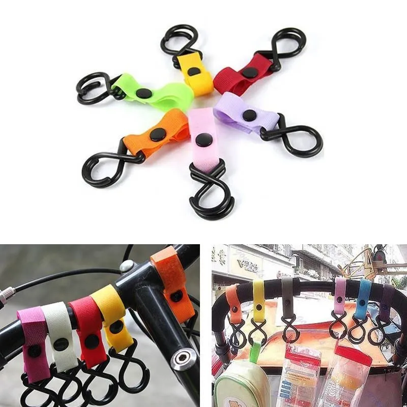 4Pcs Baby Stroller Accessories Strong Infant Pushchair Hook Strap