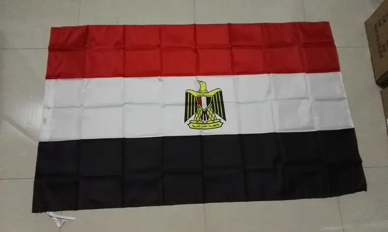 

free shipping xvggdg NEW egypt Flag 3ft x 5ft Hanging egyptian Flag Polyester standard Flag Banner