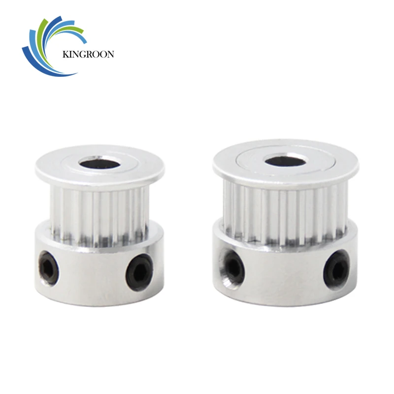 

GT2.5 Synchronous Pulley 16/20 tooth Aluminum 3D Printers Parts Timing Wheel Gear Pitch 2.5mm For Width 6mm Belt Part M4 Screw