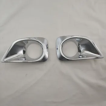 

2013 2014 2016 for Toyota XP150 Vios Yaris ATIV ABS Chrome Car Front Fog Lights Lamp Lens Shade Hoods Head Foglamps Cover Trim