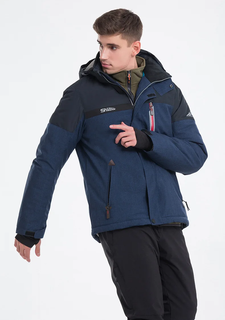 LANLAKA бренд лыжная куртка Для мужчин зимние Куртка из искусственной кожи PU высокого качества Сноубординг Куртки 4 цвета дополнительно горнолыжные Куртки мужской