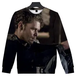 Niklaus mikaelson Толстовка с длинным рукавом Sudadera Hombre 3D осень длинный рукав круглый вырез свитер 2019 Новый Moleton