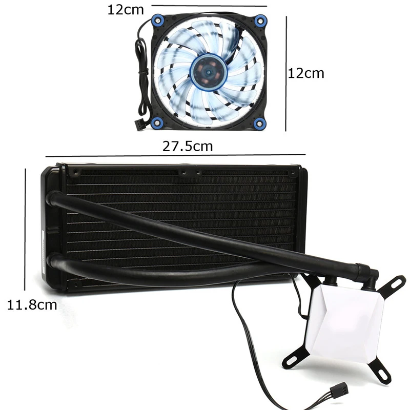 Cooling FROSTFLOW+240 mm Extreme Performance All-In-One Liquid Computer CPU Cooler Fan Set Computer Component Accessories Kit Cooling FROSTFLOW+240 mm Extreme Performance All-In-One Liquid Computer CPU Cooler Fan Set Computer Component Accessories Kit
