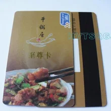 DHL подарок членство рекламная лояльность скидка VIP печать магнитная полоса карта 1000 шт/партия