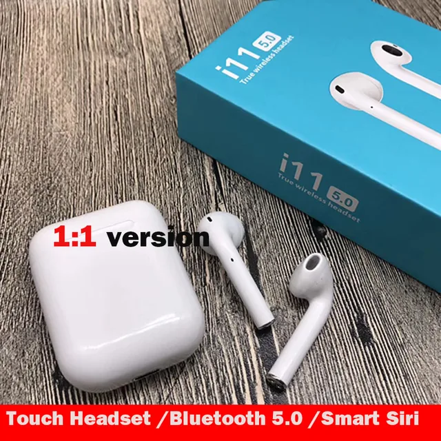 Original 11 Air pods i11 TWS Wireless Touch headset Bluetooth 5.0