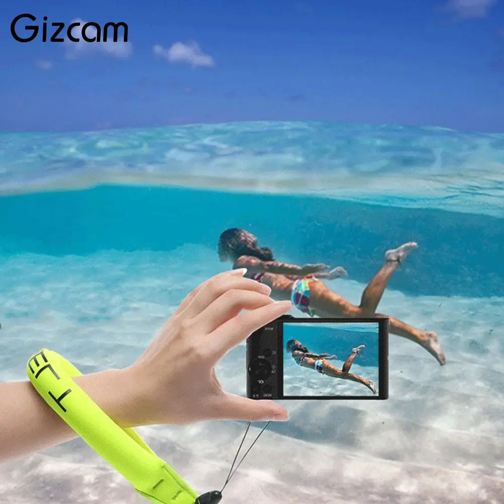 Gizcam плавающая пена нарукавник для камеры браслет для ремня браслет для Gopro Hero