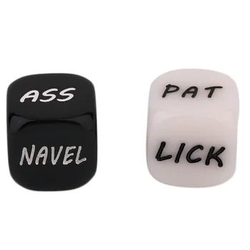 

10 pcs/set Sexy Dice 20MM Dice Standard Six Sided Decider English Dice