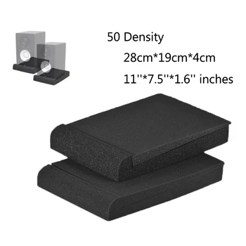 

Studio Monitor Isolation Pads for 5'' Inch Monitors Pair of Two High Density Speaker Pad