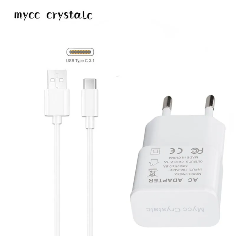 5V 2.1A EU AC зарядное устройство адаптер + USB кабель типа C для Sony Xperia XZ1 Compact XA1 Plus L1 XZs XZ XR