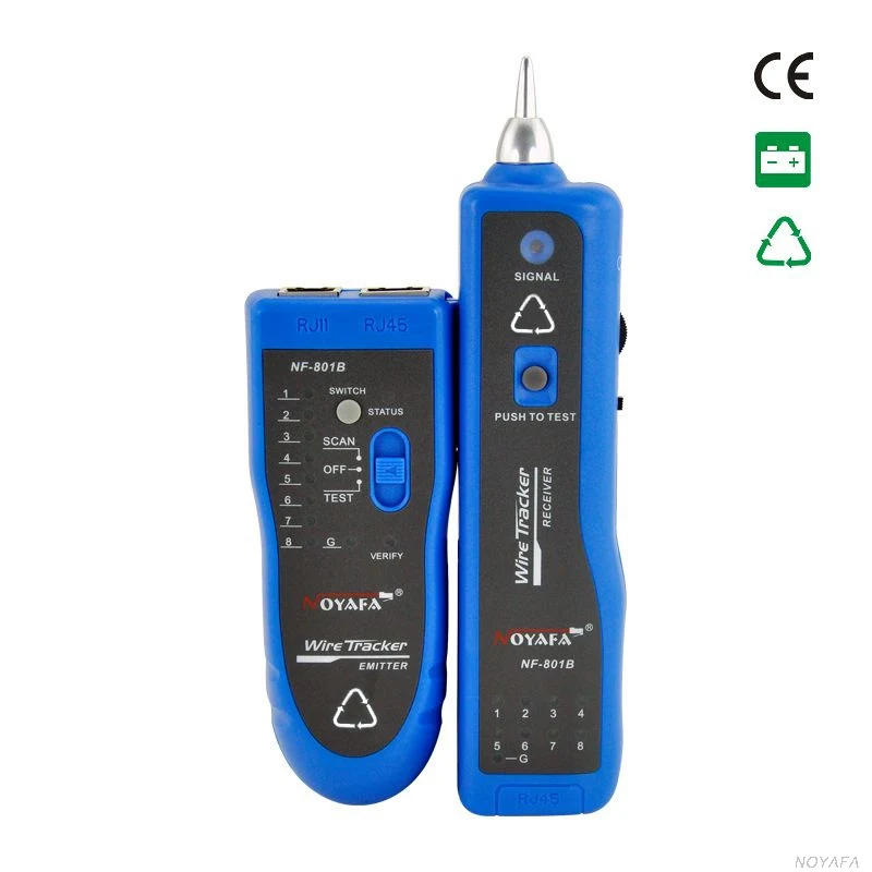 

2016 Network RJ11 RJ45 lan wire tracker Fault locator and cable tester LAN Cable Tester NF-801B (not include battery)