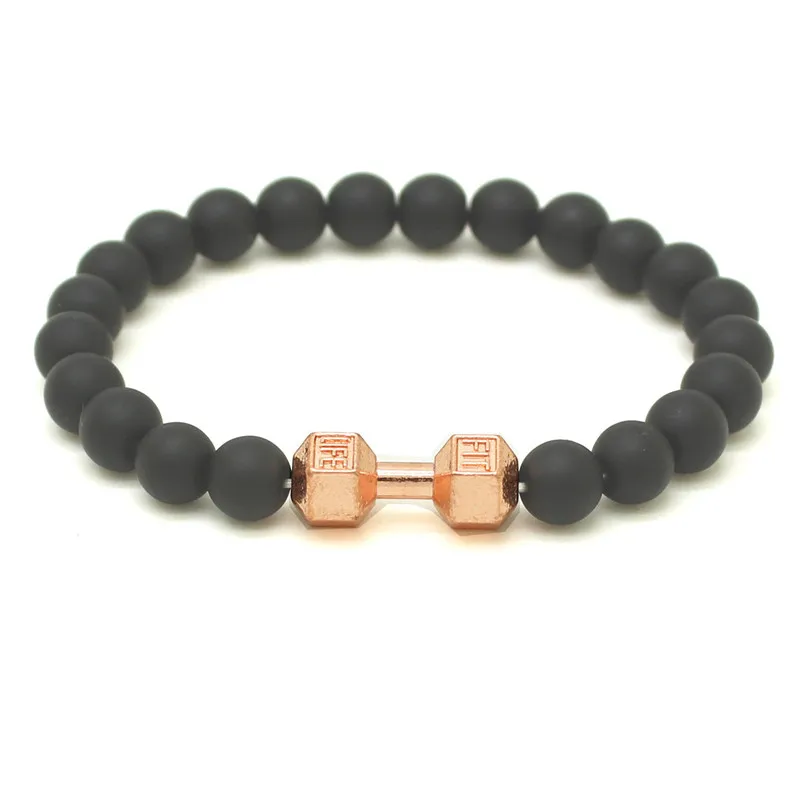 Фитнес браслет Fit Life с черными матовыми камнями|fit life|bracelet jewelrybracelet bracelet |