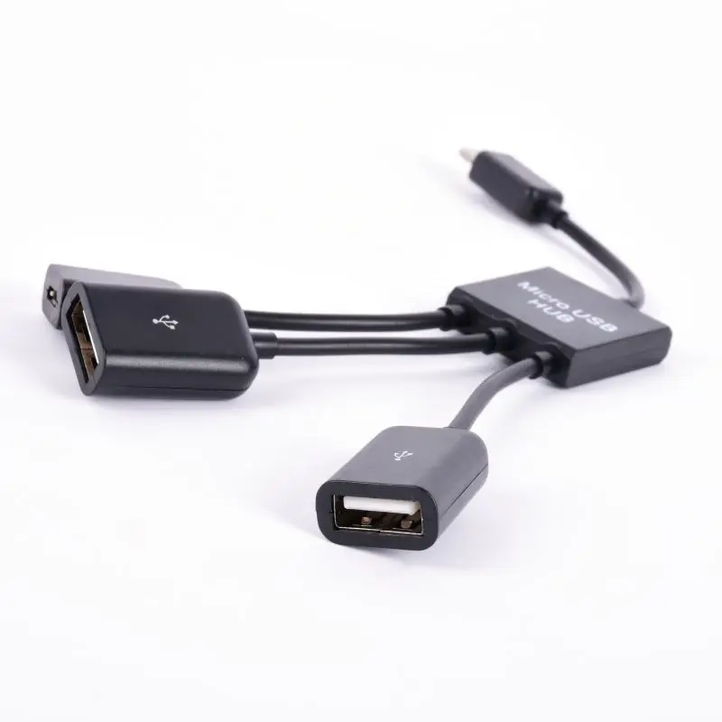 Buy 3 Port Micro USB OTG Hub Power Charge Adapter Cable for Android Tablet Cellphone With