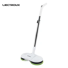 LIECTROUX F528A Handheld Wireless Electric Floor Mop Wiper Washer Waxer Water Spay Mopping Robot Non- Vacuum Cleaner, LED Light