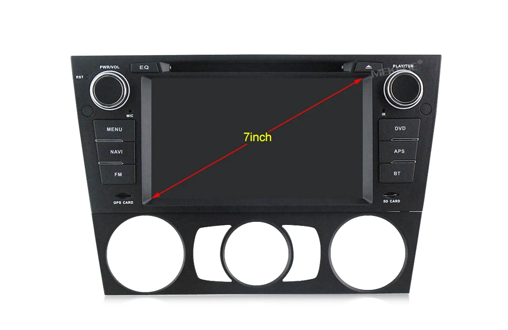 Discount MEKEDE Quad Core 1024*600 Auto Car DVD Stereo for BMW E90 E91 E92 E93 Android 8.1 Wifi GPS Bluetooth Radio Navigation Canbus 5