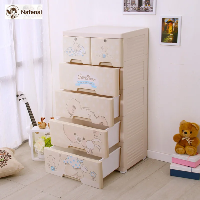 

New big storage box clothes storage box underwear organizer with pulley for toys and plastic container kitchen storage food stor