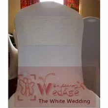 100 шт. кружева стул пояса для свадеб стул лук/Размер "* 108"/Свадебные Кружева пояса