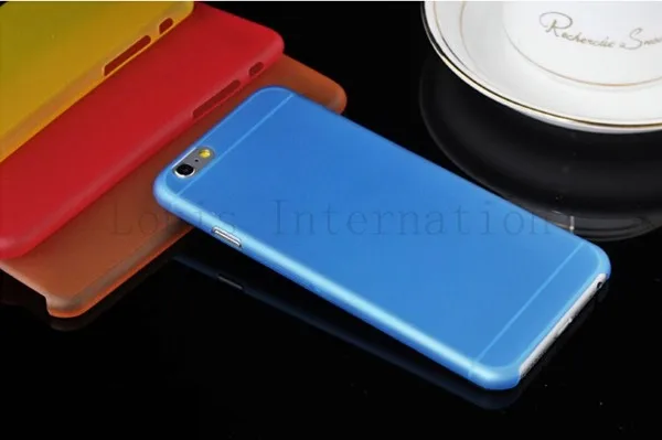Wholesale 0.3MM Ultrathin Slim Colorful Clear Transparent Soft Matte Frosted Cover 4.7 inch Phone Case For iPhone 6 Case 11