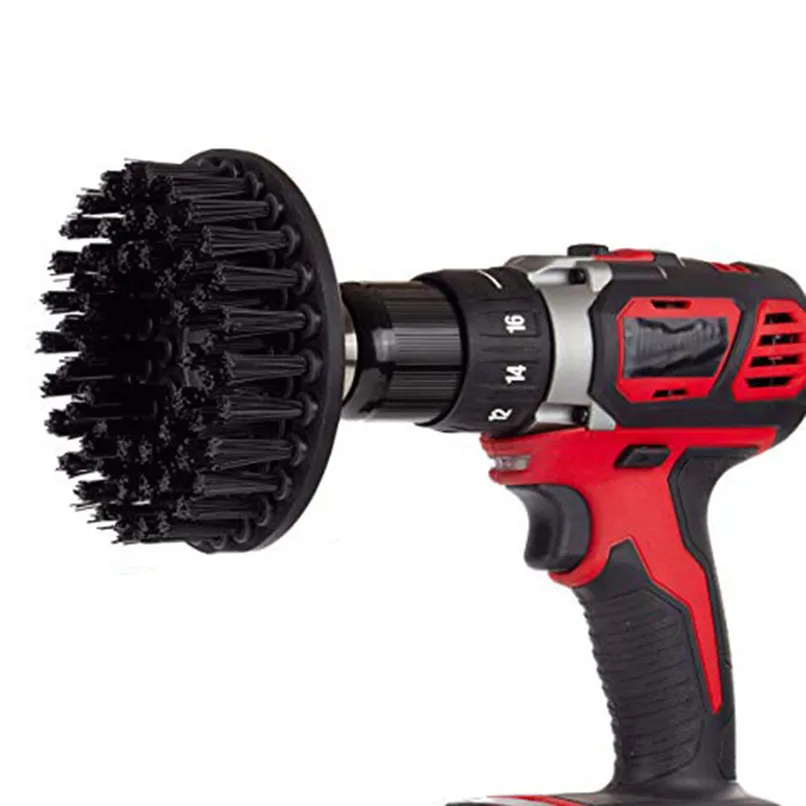 3Pcs Drill Brush cleaning brush Grout PowerGrout Power Scrubber Cleaning Brush Tub Cleaner Tool Hollow section #2f21 (7)