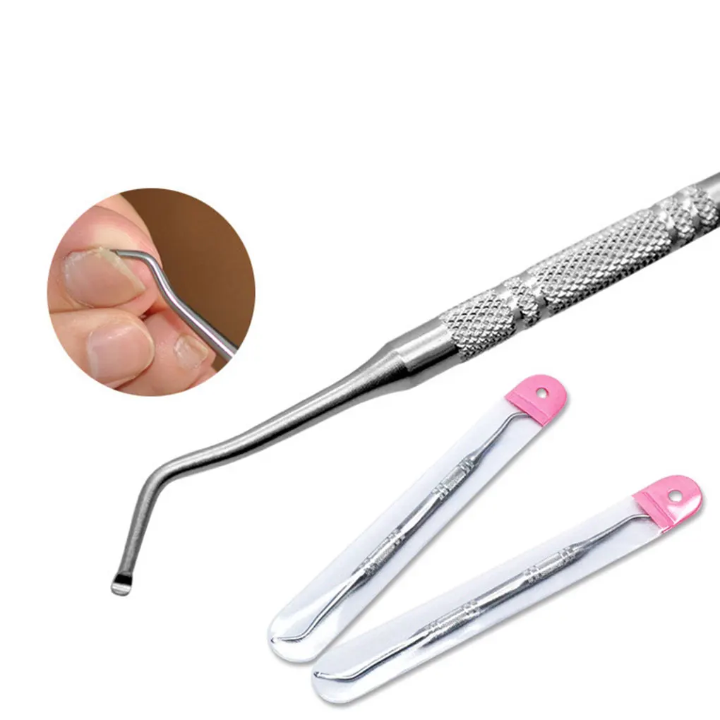 

2019 New Ingrown Toe Nail Lifter Toenail Ingrowing Cleaner Double Ended Sided Stainless Steel Nail Care Tools