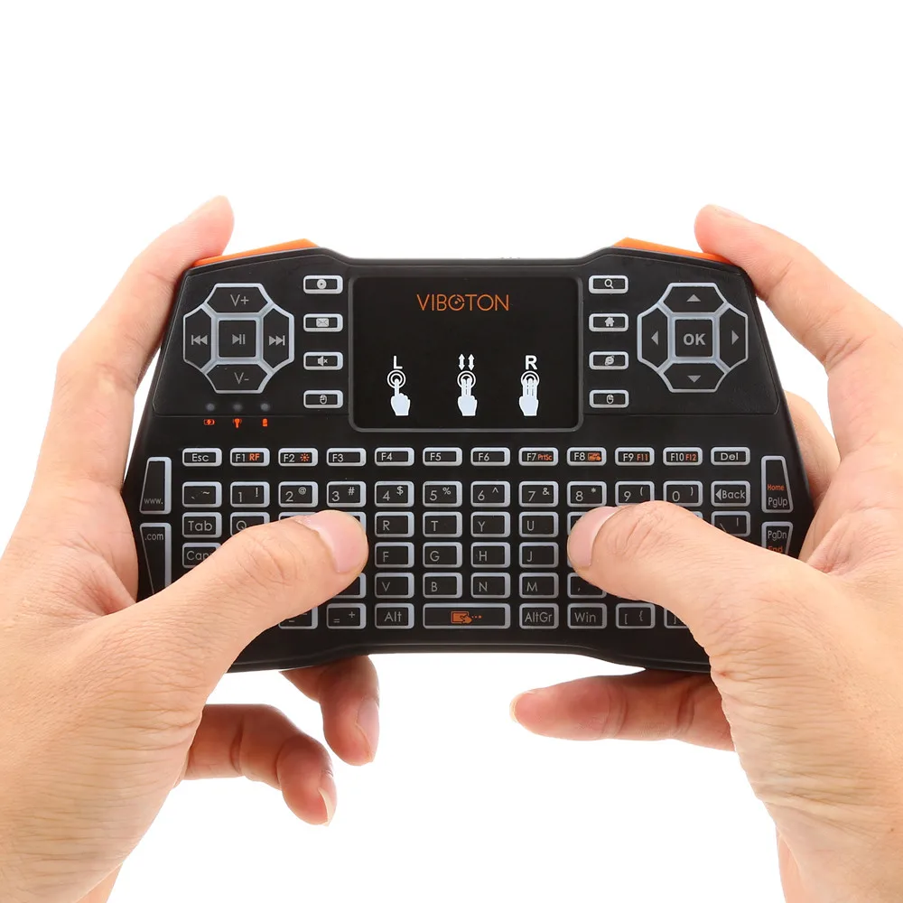I8 Plus Russian Handheld Wireless Keyboard Flying Mouse Touchpad Lithium Battery