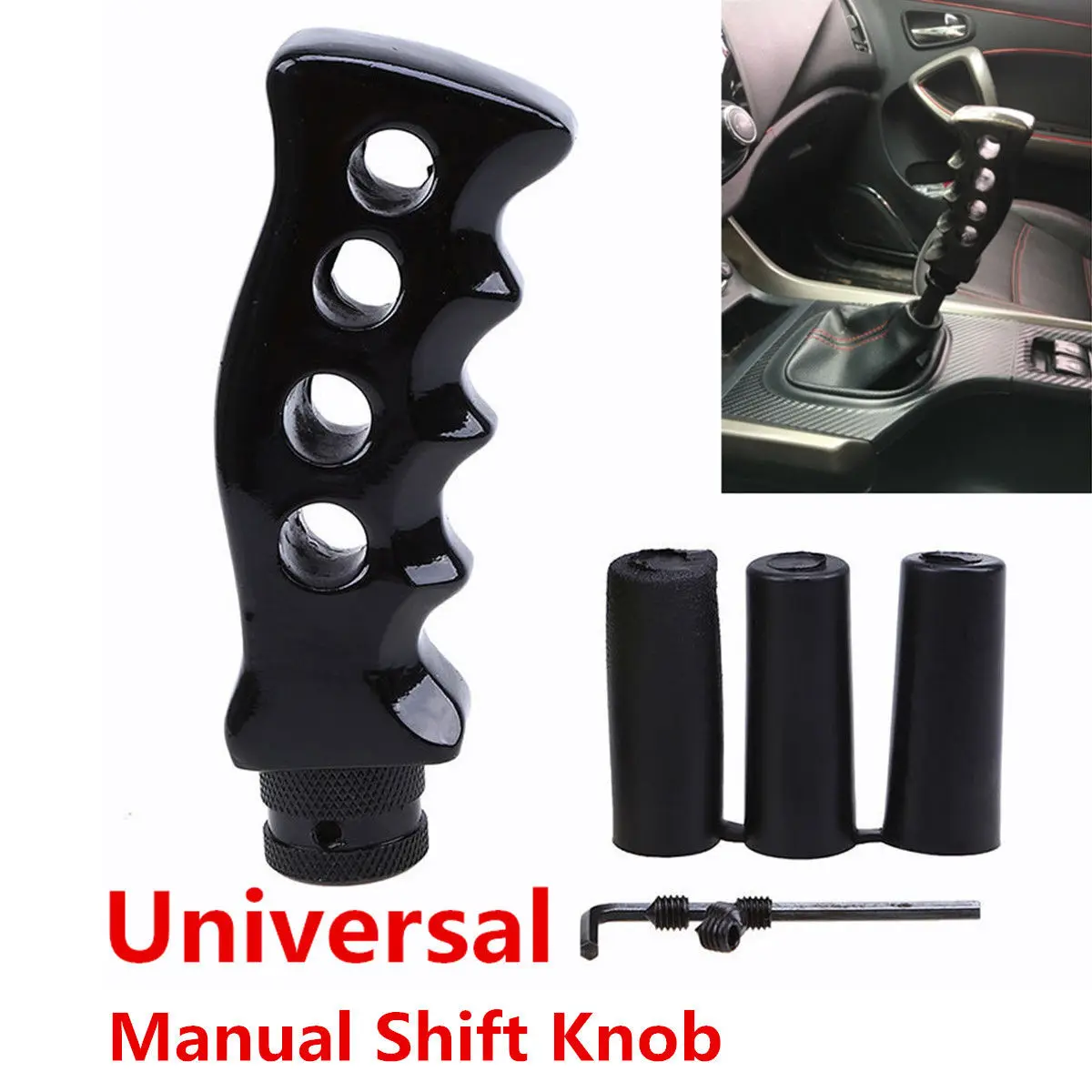 Universal Gun Grip Knife Handle Manual Transmission Car Gear Shift Knob