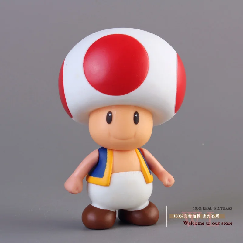 Free Shipping Super Mario Bros Mushroom Toad PVC Action Figure Model Toy SMFG229 Free Shipping Super Mario Bros Mushroom Toad PVC Action Figure Model Toy SMFG229
