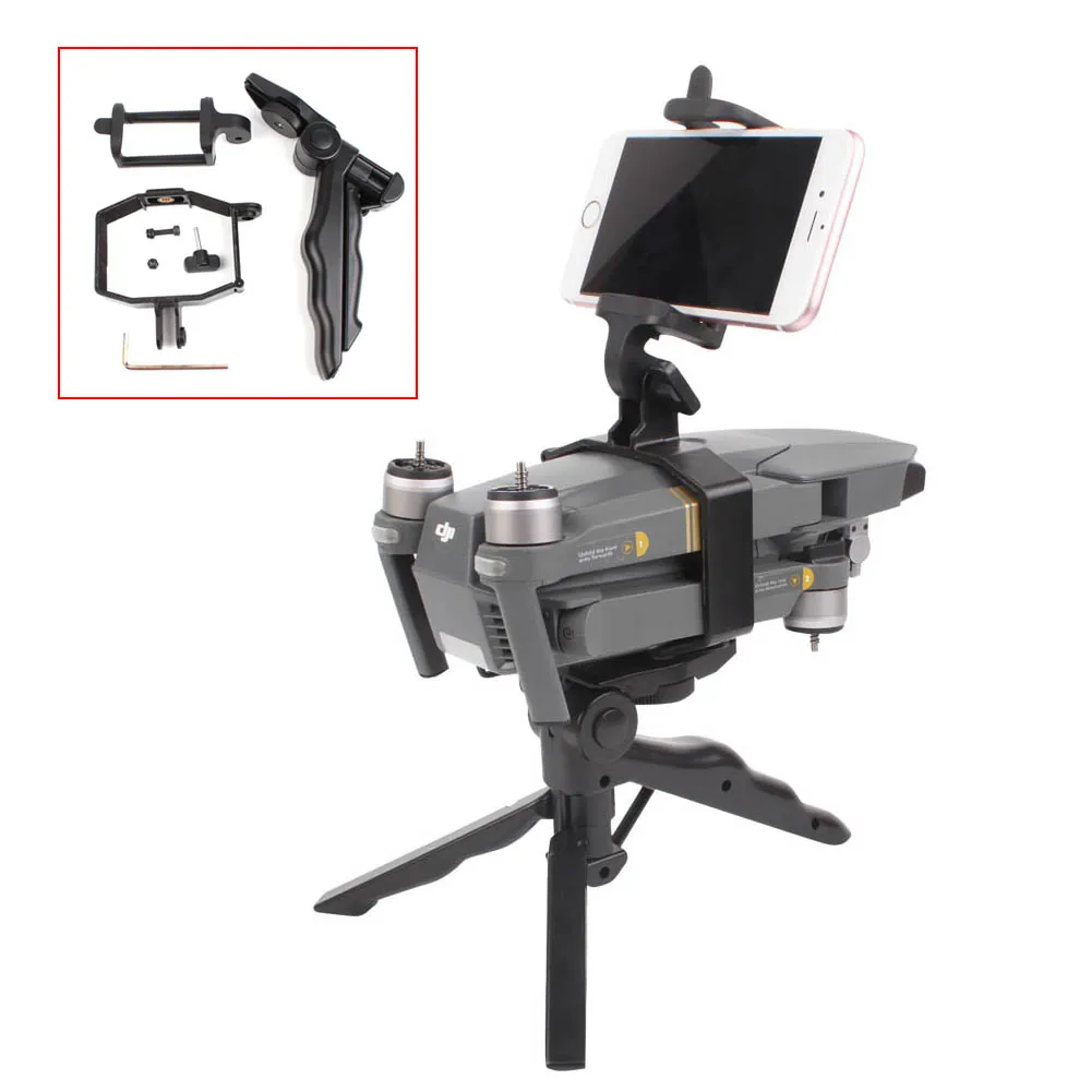 

Phone Holder Stabilizers Stand Tripod Mounting for iPhone 8/7/6 Samsung Compatible for DJI Mavic Pro Drone