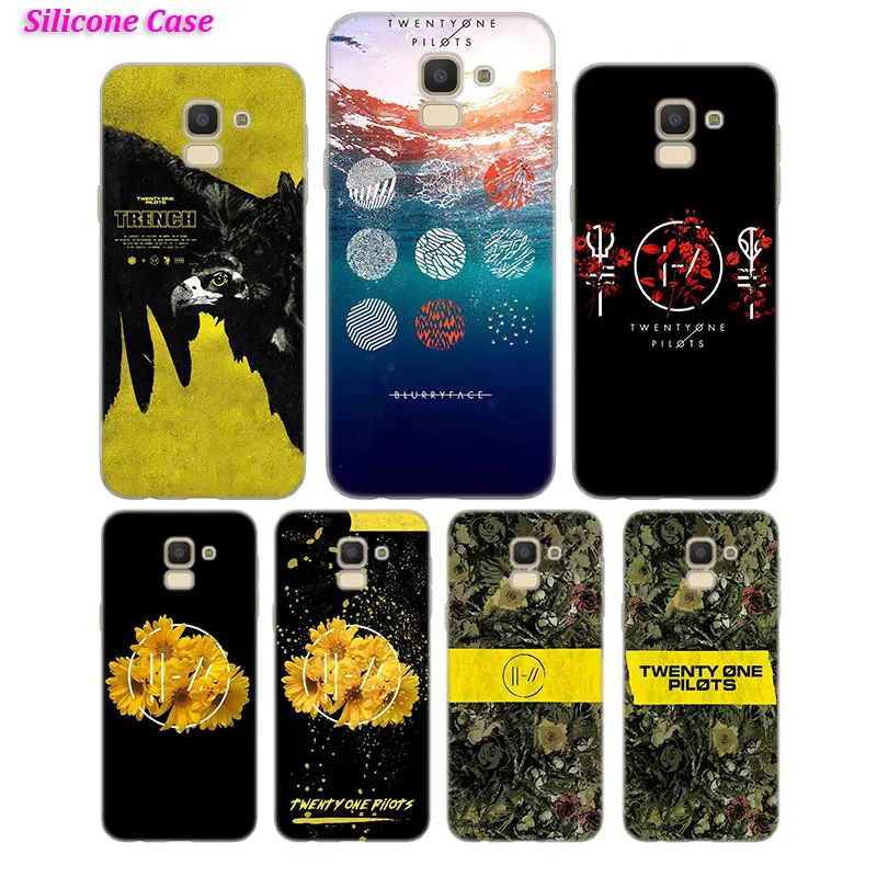 

Silicone Phone Case Twenty One Pilots 21 for Samsung Galaxy j8 j7 j6 j5 j4 j3 Plus Prime 2018 2017 2016 Cover