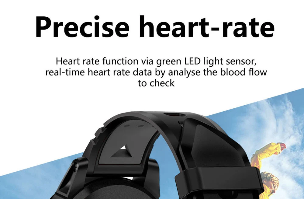 G01 1.05 inch Sports Smart Watch Bluetooth 4.0 IP68 Waterproof Call / Message Reminder Heart Rate Monitor Sleep Monitoring Functions