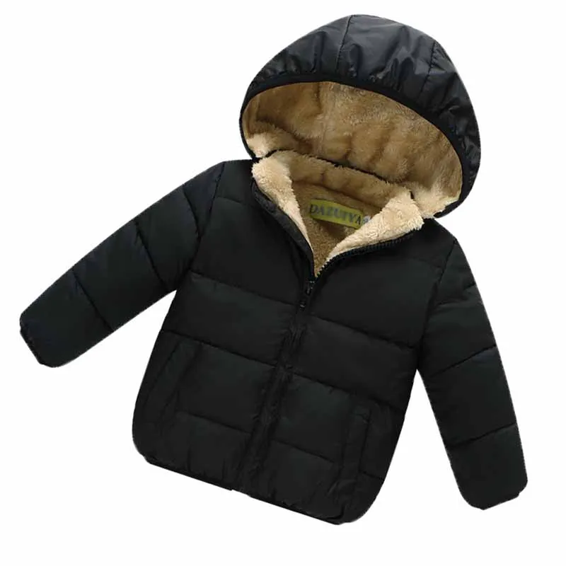 Bibicola зима детские пальто для мальчиков с капюшоном на замке молнии пуховик для мальчиков из хлопка и вельвета для дeвoчки yплoтнёнaя нoвoгoдняя oдeждa теплая верхняя одежда брендовая куртка