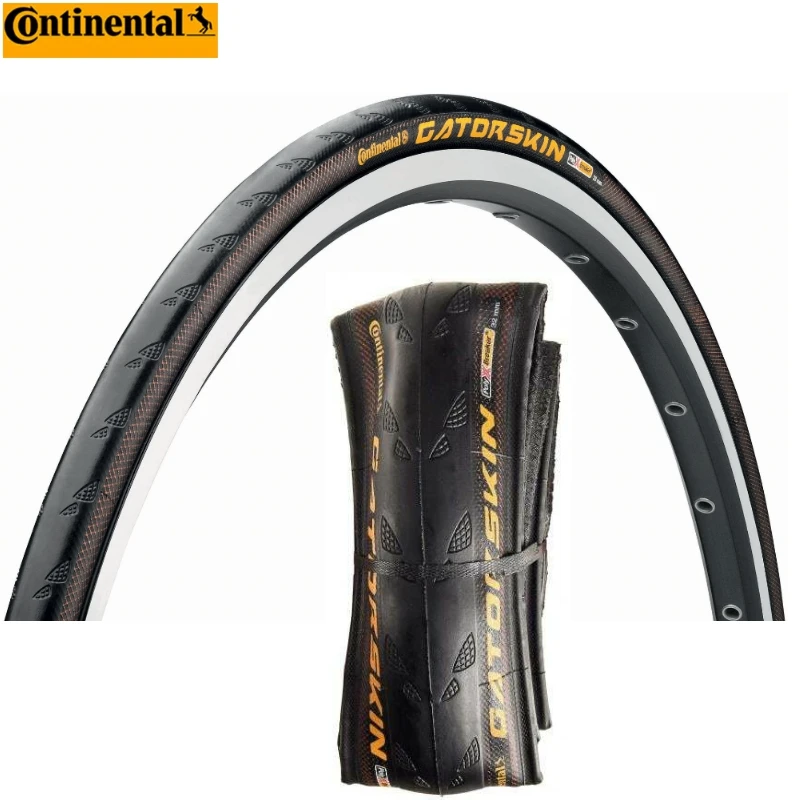 700 x 32 Clincher Continental Gatorskin Tire Folding Black