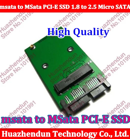 

10 шт./лот, новинка, 50 мм mSATA Mini PCI-E SSD до 1,8 дюймов, Micro SATA 7 + 9 Pin, адаптер, карта, бесплатная доставка