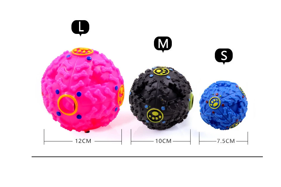 Петасия, игрушки для собак, для маленьких и больших собак, Забавный звуковой шар, дозатор для кормления, пищащий, хихиканье, дрессировка, жевательные игрушки, Хаски L