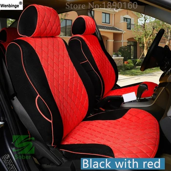 

Special Breathable Car Seat Cover for Jaguar XF XE XJ F-PACE F-TYPE brand firm soft auto accessories car Stickers 3 28