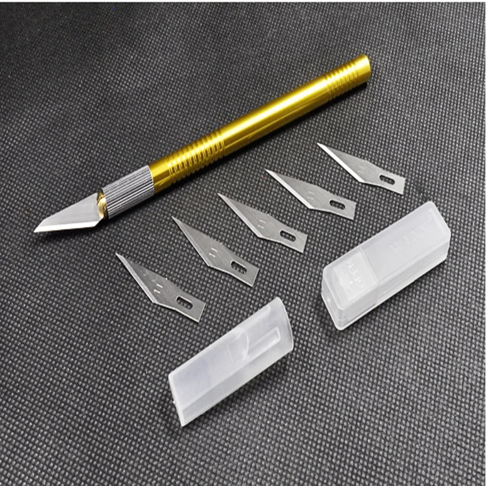 

2pcs Jewery Dental Lab Ceramic Sculpturing Knife Blade Spatula Porcelain Separator Plaster Caving Tool New