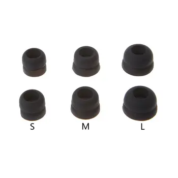 

3 Pairs Earphone Tips In Ear Earbuds Case Soft Silicone Ear caps Replacement Headphone Accessories for Sennheiser IE80 CX400 CX5