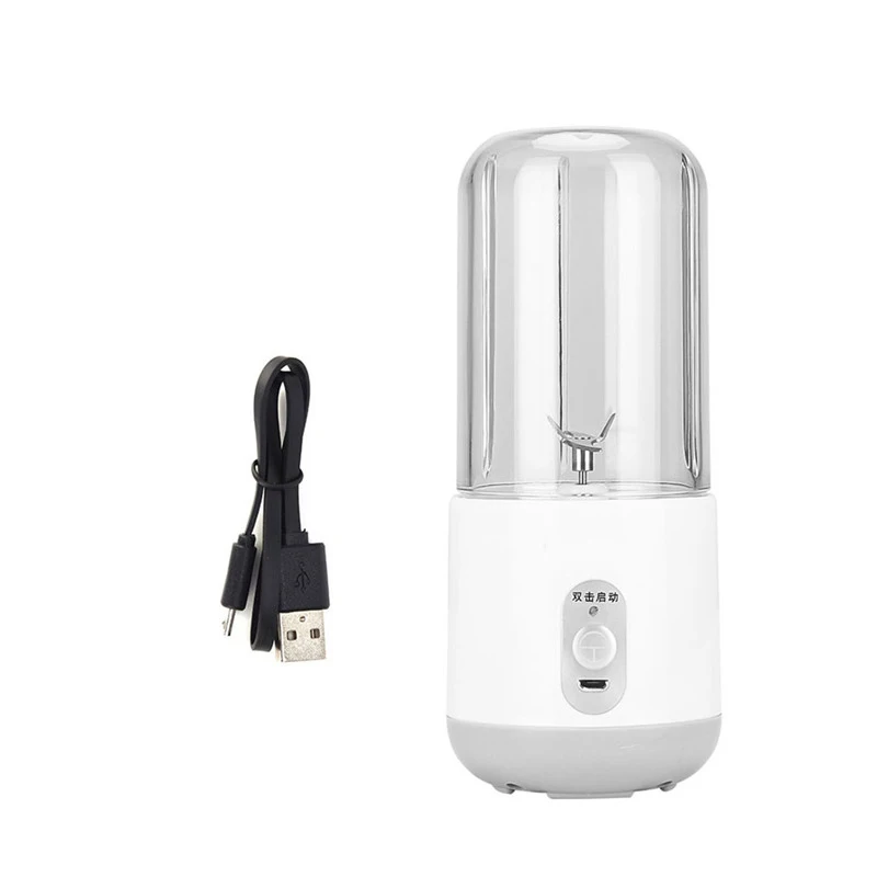 

22000rpm/min Portable Electric Juicer USB charging 4 Leaf Blade Fruit Extractor Blender Juice Maker 2000mAh lithium battery