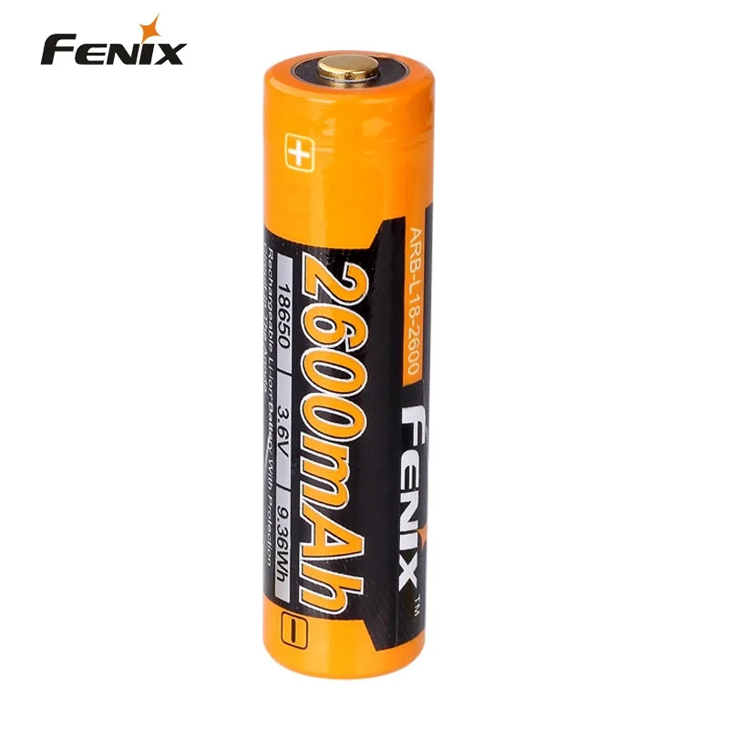 Fenix ARB-L18-2600 3,6 V 18650 2600mAh литий-ионная аккумуляторная батарея