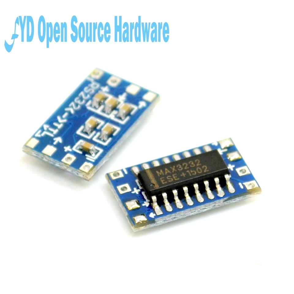 Mini Conversor de nivel RS232 para Módulo Adaptador Ttl MAX3232 MAX232 Placa Serial