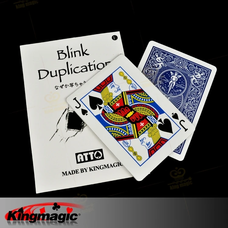 

Holiday Sales Blink Duplication by Katsuya Masuda magic props with introduction 5pcs each lot
