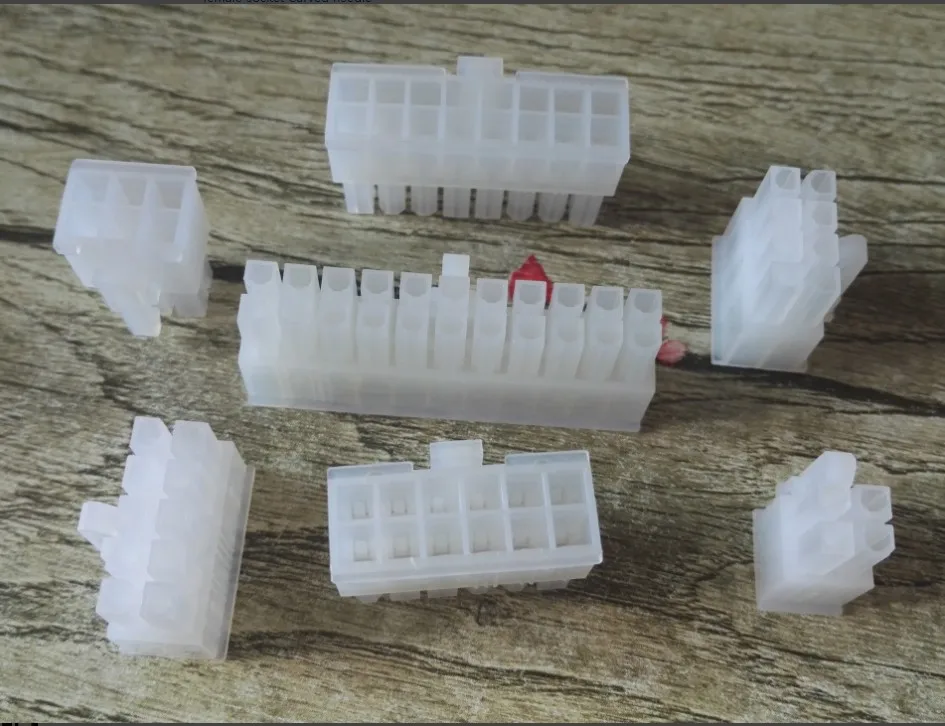 

curved needle 5557 a set of:male + female + reed 4.2mm 2*4P power connectors power wiring terminals good quality and ROHS