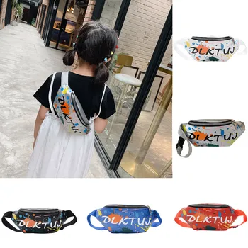 

Graffiti Letter Fashion Fanny Pack Colorful Print Women Chest Bag Sport Crossbody Shoulder Bag Coin Bags For Phone Waist Pack